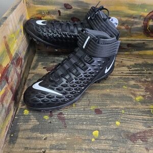 Nike Force Savage Pro 2 Black Football Cleats Mens‎ Size 11.5 New AH4000-002